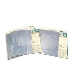 We R Memory Keepers 12 x 12in Ring Photo Sleeves 50 Total 2 Patterns